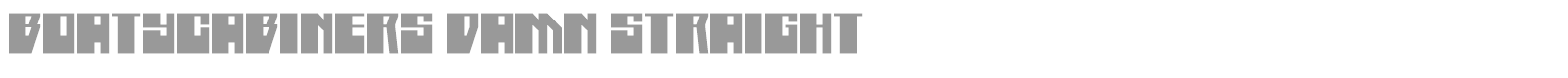 Boatycabiners font preview